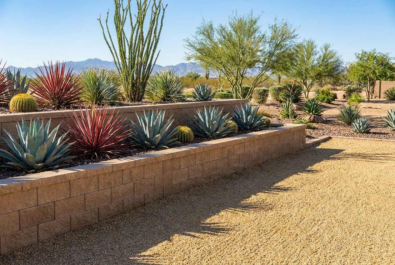 Retaining Walls & Planters in Goodyear AZ